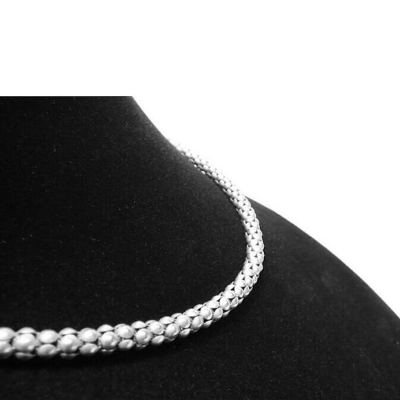SILPADA Sterling Silver Popcorn Necklace 18” N1106 - Picture 6 of 9